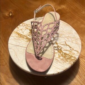 Pink Studded Women's Sandals
